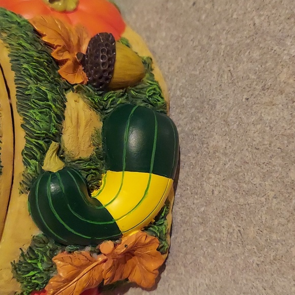 Fitz and Floyd Autumn Leaves music box - Picture 3 of 6